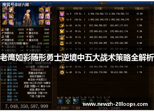 老鹰如影随形勇士逆境中五大战术策略全解析