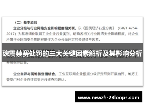 魏震禁赛处罚的三大关键因素解析及其影响分析